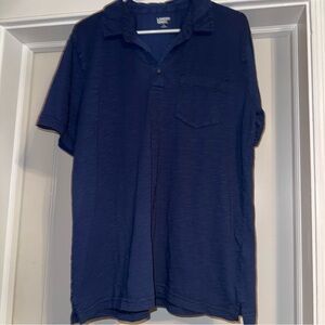 Lands' End Men's Deep Blue Polo Shirt